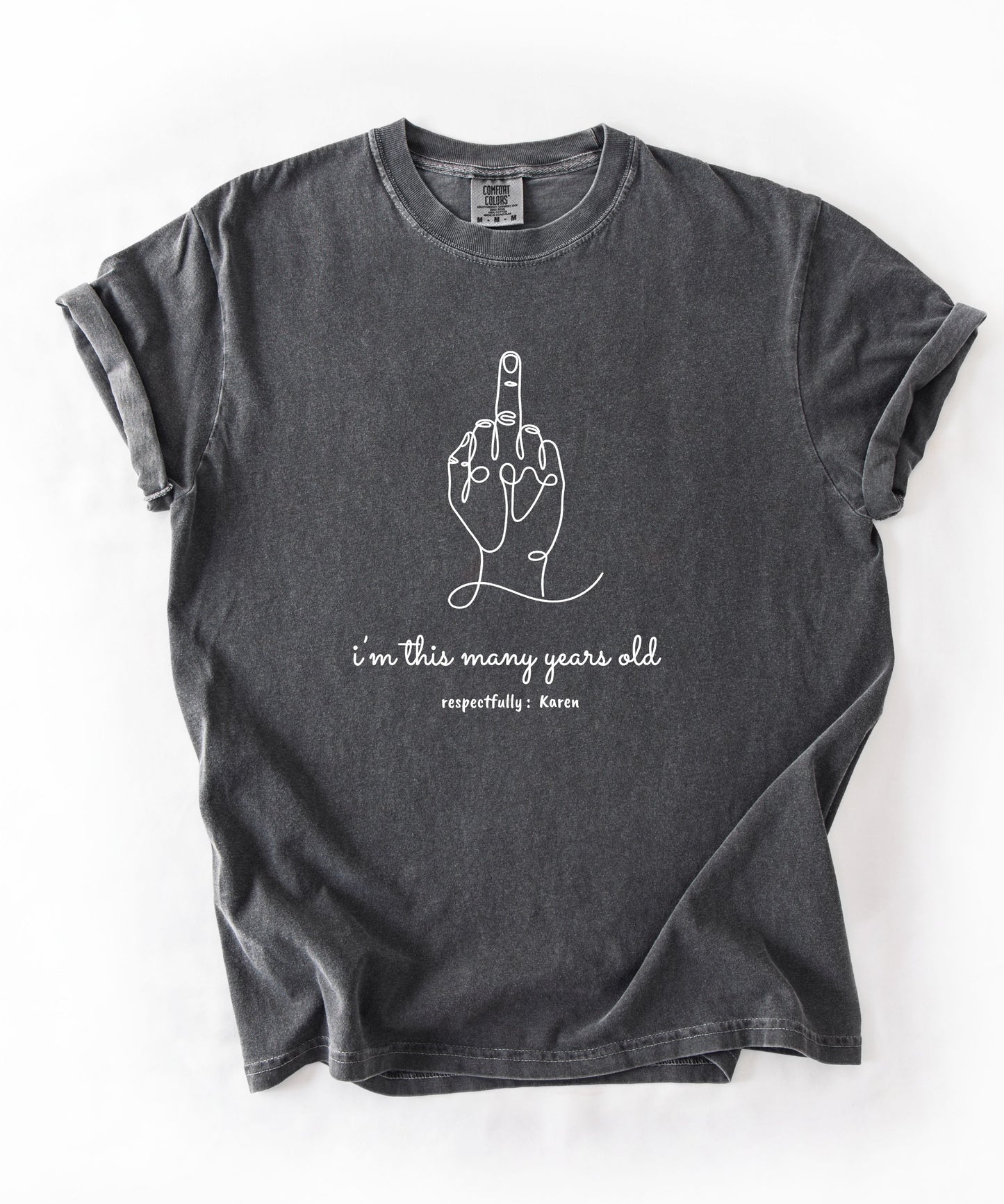Custom Age Birthday Shirt
