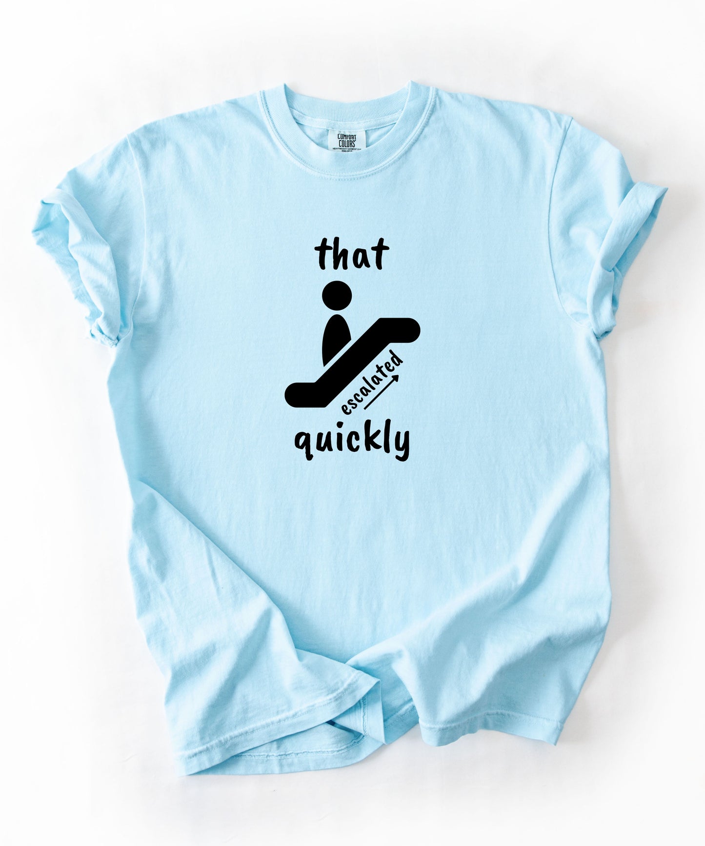 That escalated Quickly Minimalist T shirt