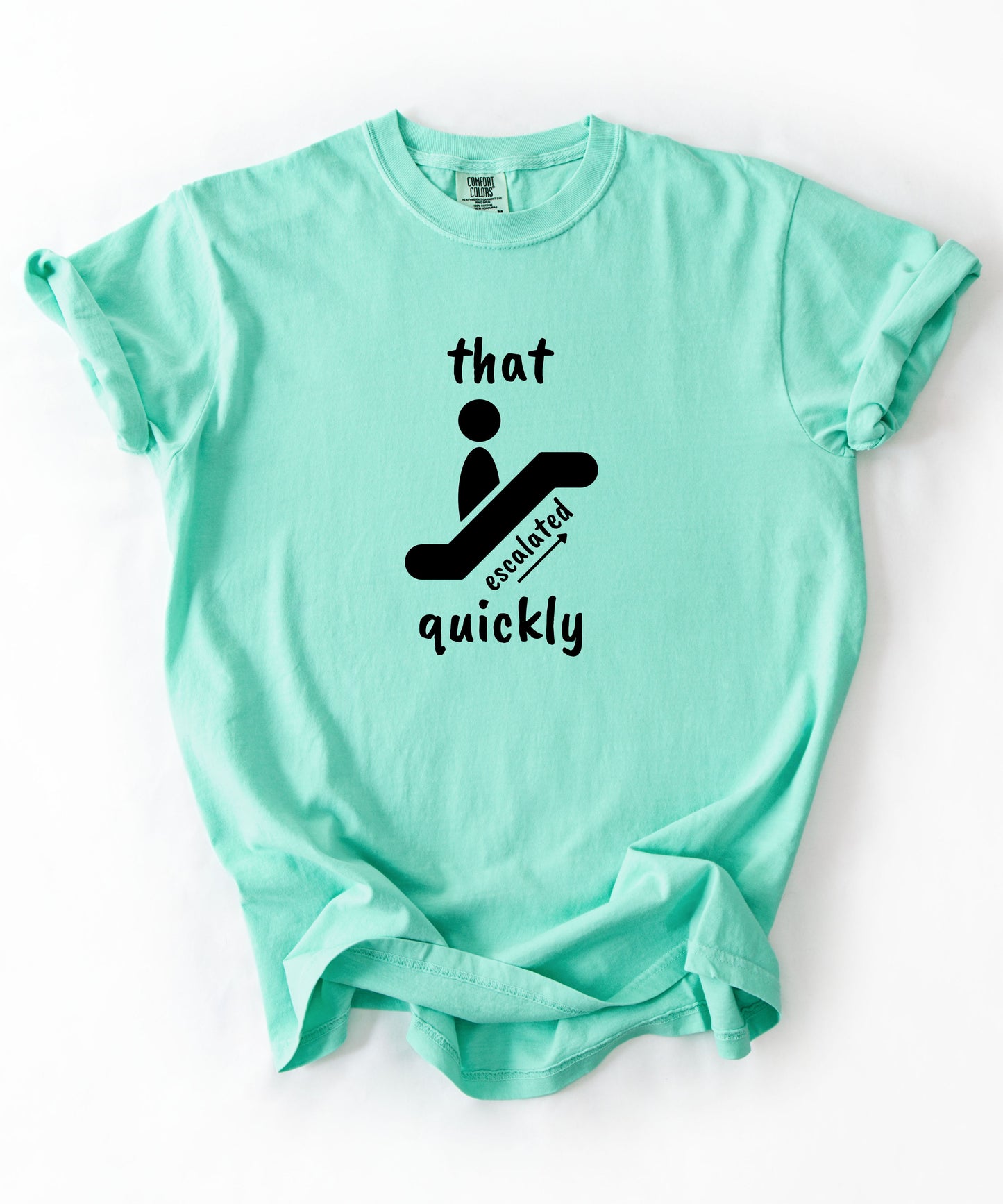That escalated Quickly Minimalist T shirt