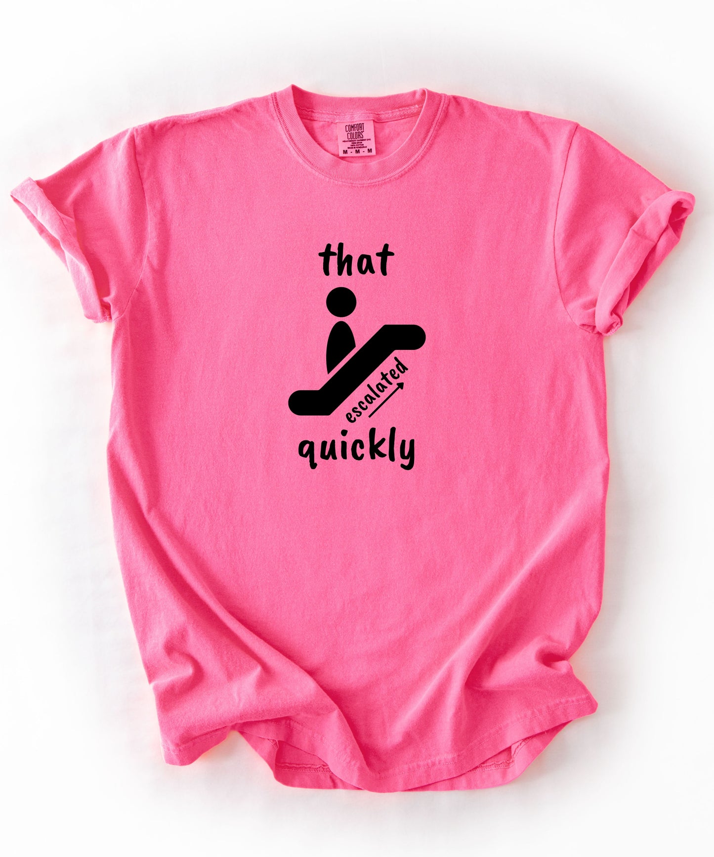 That escalated Quickly Minimalist T shirt