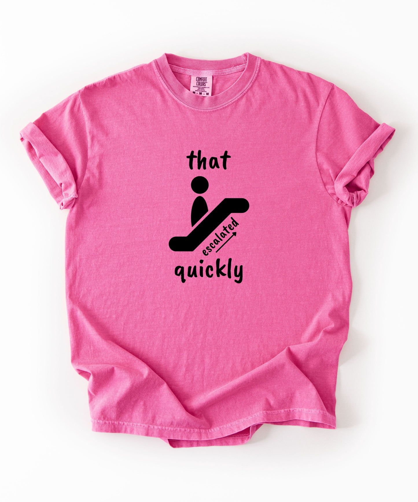 That escalated Quickly Minimalist T shirt