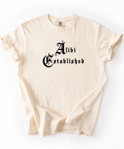 Alibi Established unisex T-Shirt