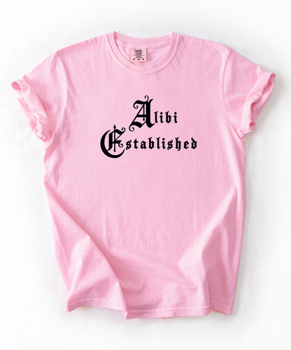 Alibi Established unisex T-Shirt