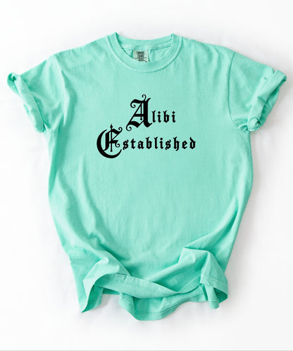 Alibi Established unisex T-Shirt