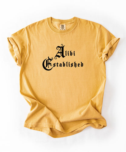 Alibi Established unisex T-Shirt