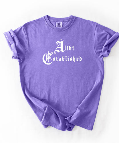 Alibi Established unisex T-Shirt