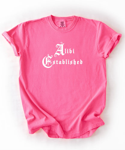 Alibi Established unisex T-Shirt