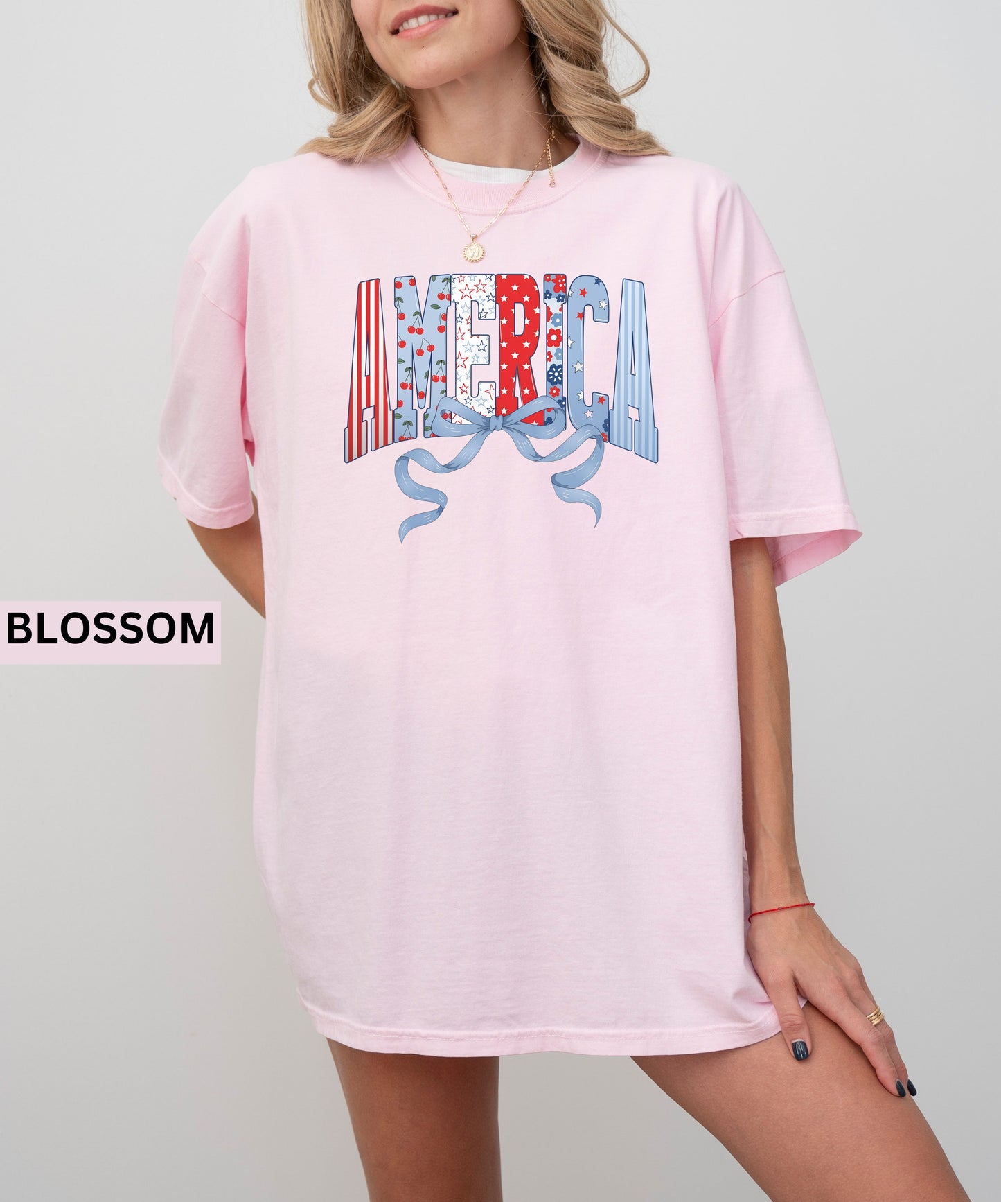 America Comfort Colors 1717 T-Shirt in blossom – Garment-Dyed Unisex Tee