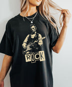 President Abraham Lincoln Rock Guitarist Vintage Tee