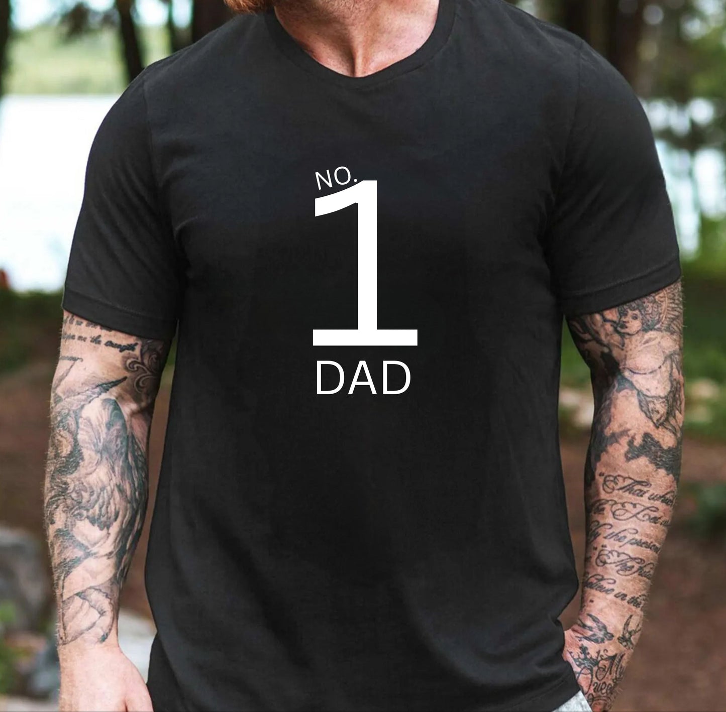 No. 1 Dad T-Shirt — Minimal Father’s Day Tee