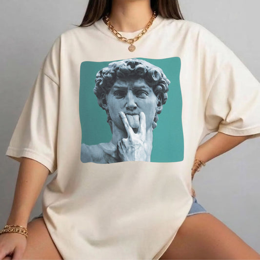 Statue of David Pop Art Sculpture Tee