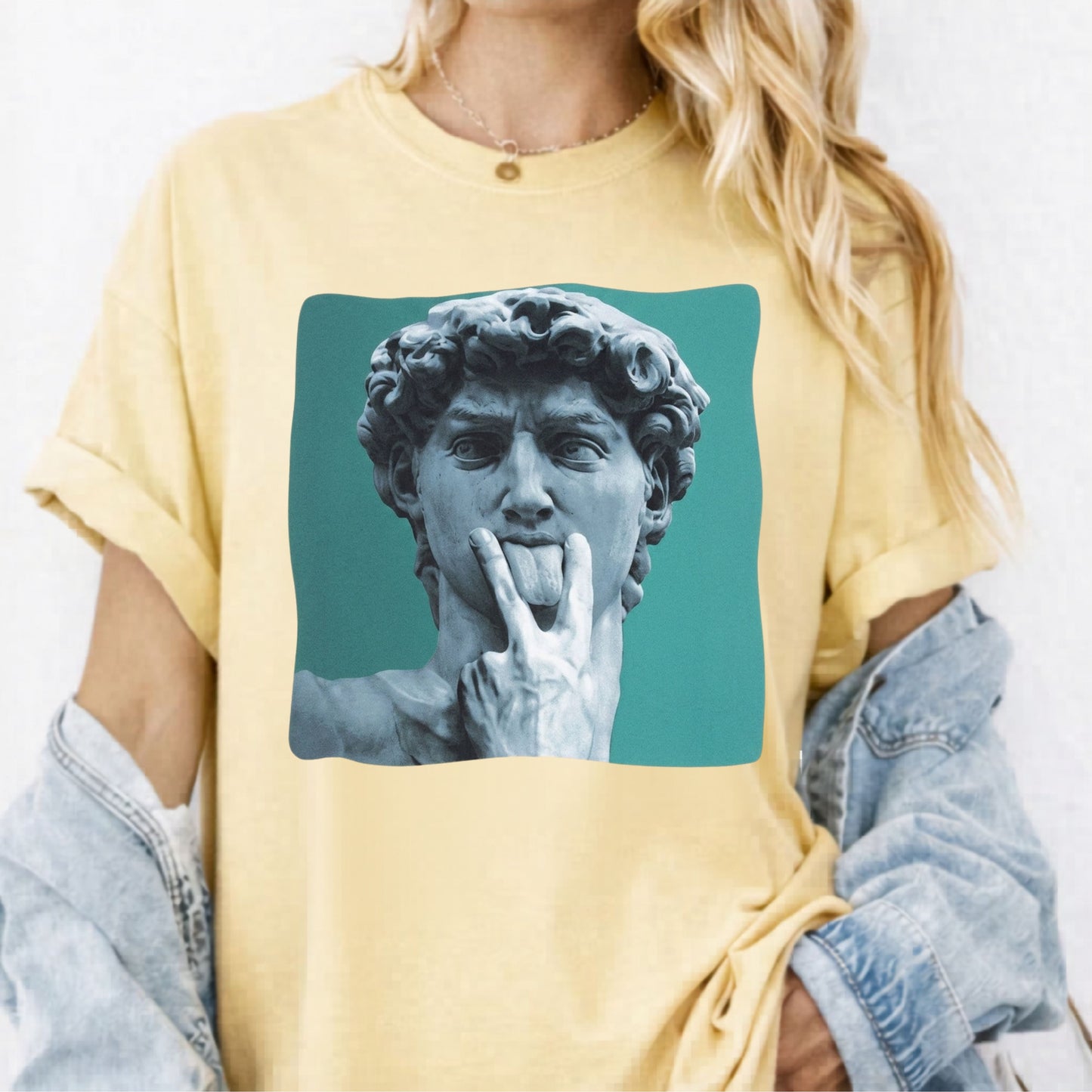 Statue of David Pop Art Sculpture Tee