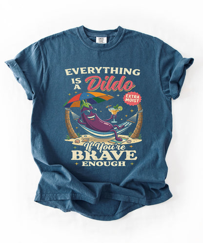 Brave Enough Beach Graphic T-Shirt