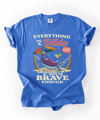 Brave Enough Beach Graphic T-Shirt