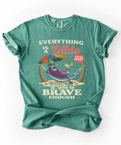 Brave Enough Beach Graphic T-Shirt