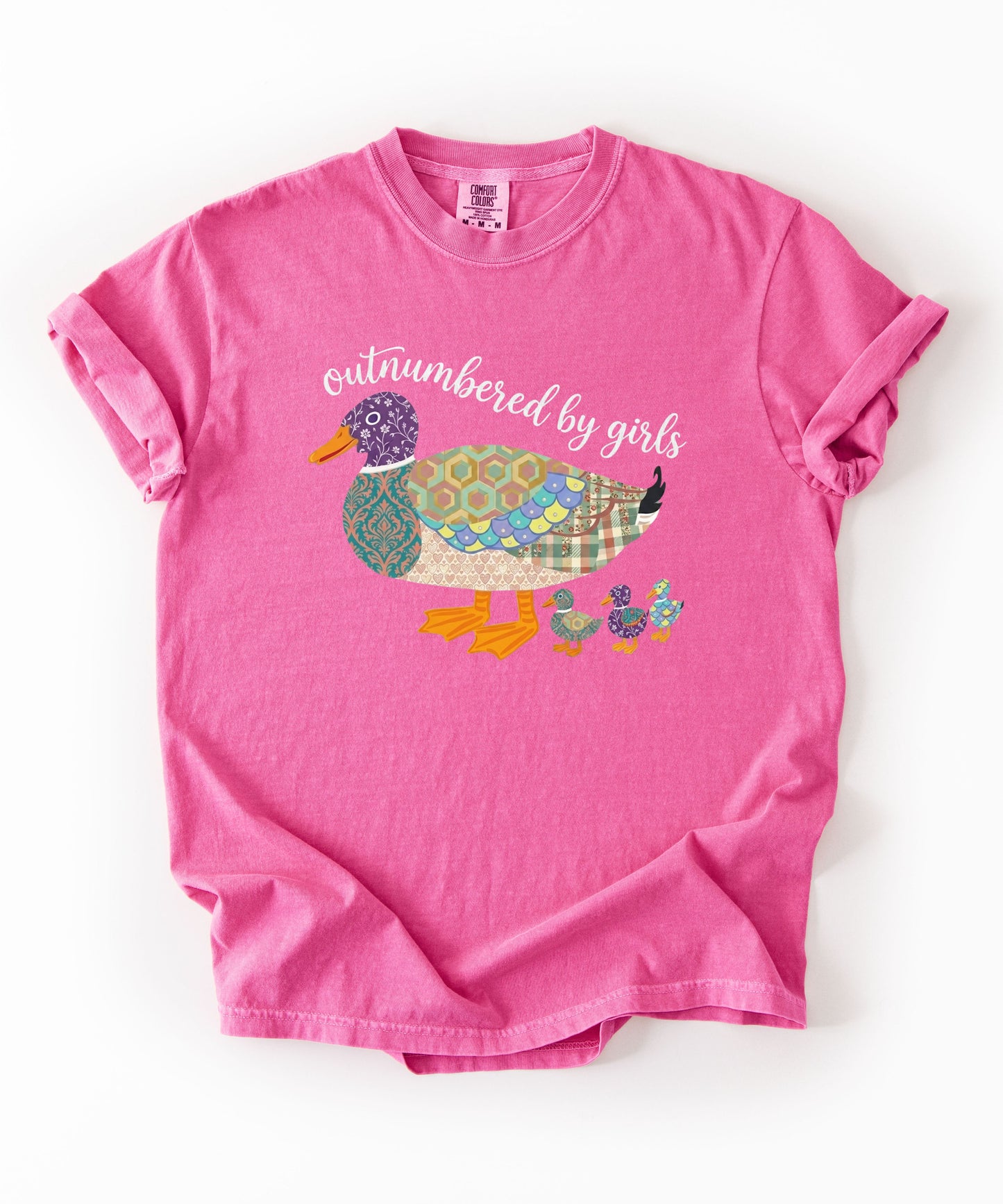 Duck Family "Outnumbered by Girls" Graphic T-Shirt – Crunchberry