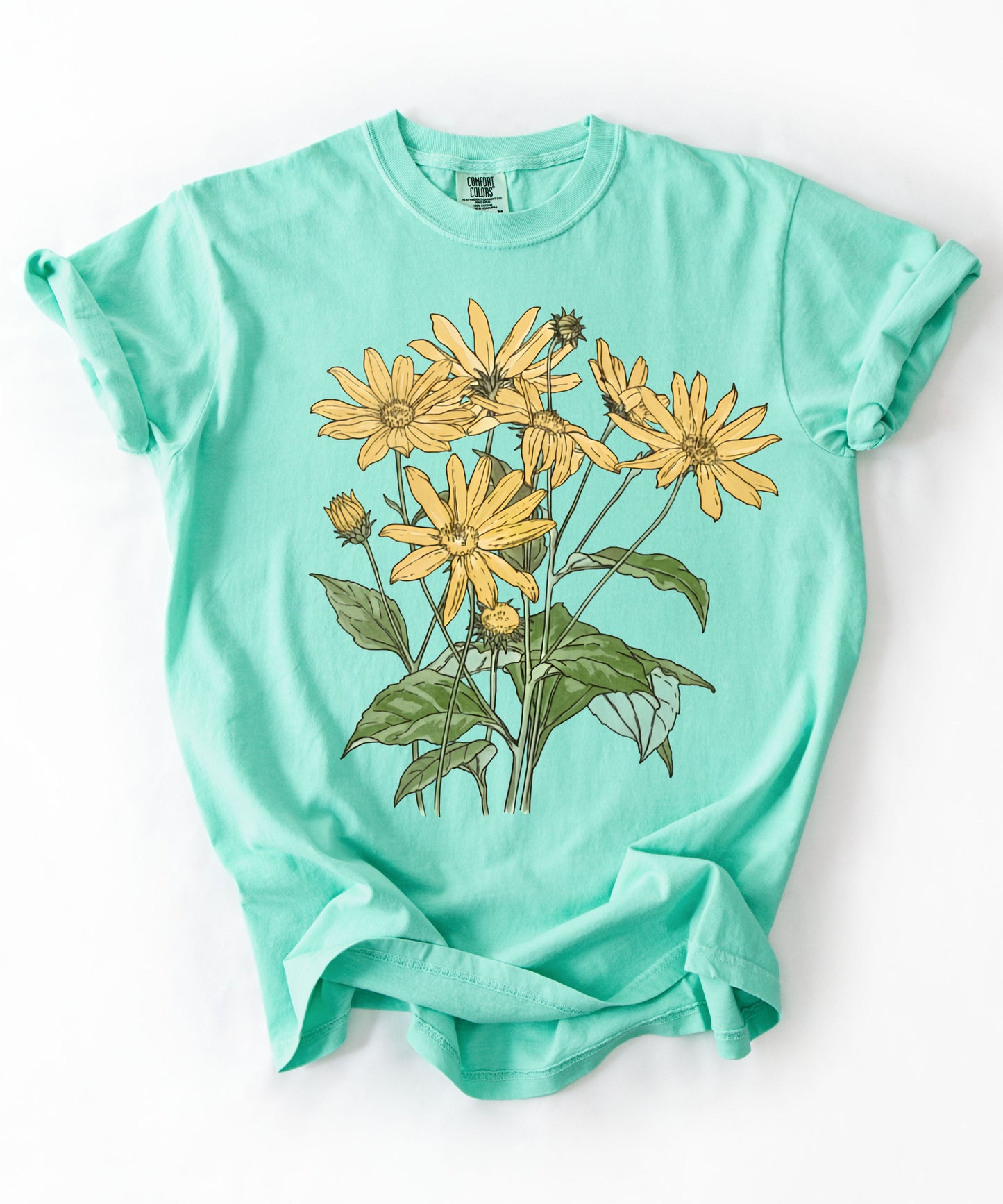 Art Nouveau Sunflower T-Shirt – ISLAND REEF