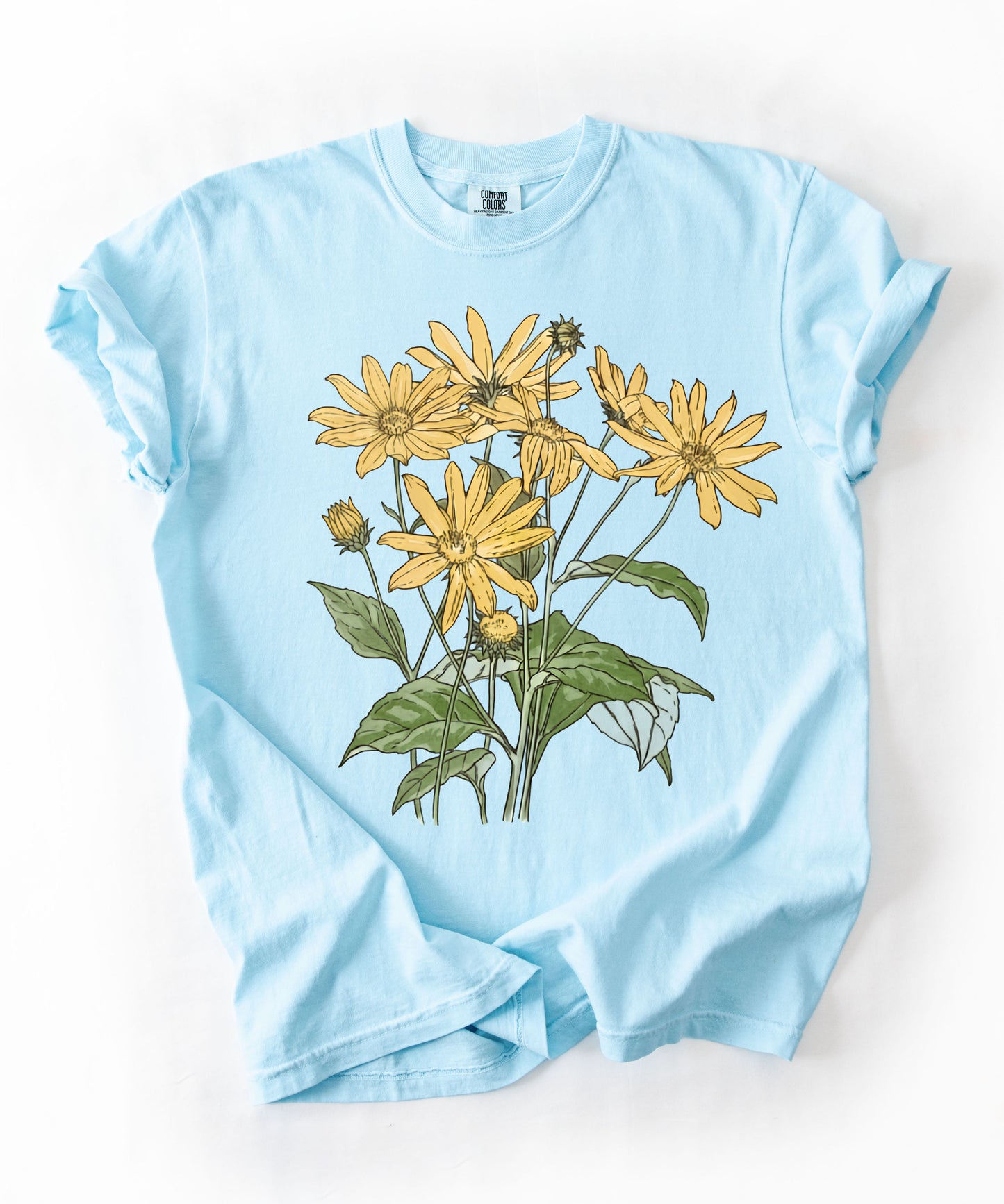Art Nouveau Sunflower T-Shirt – CHAMBRAY