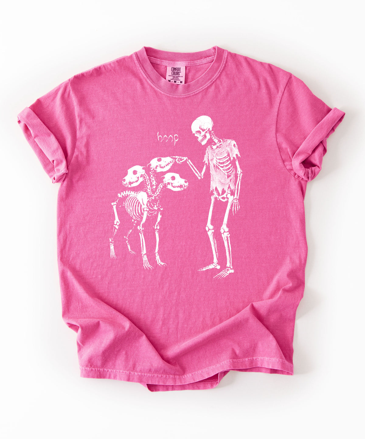 Crunchberry garment-dyed Boop Skeleton Cerberus graphic t-shirt — GodaStudio