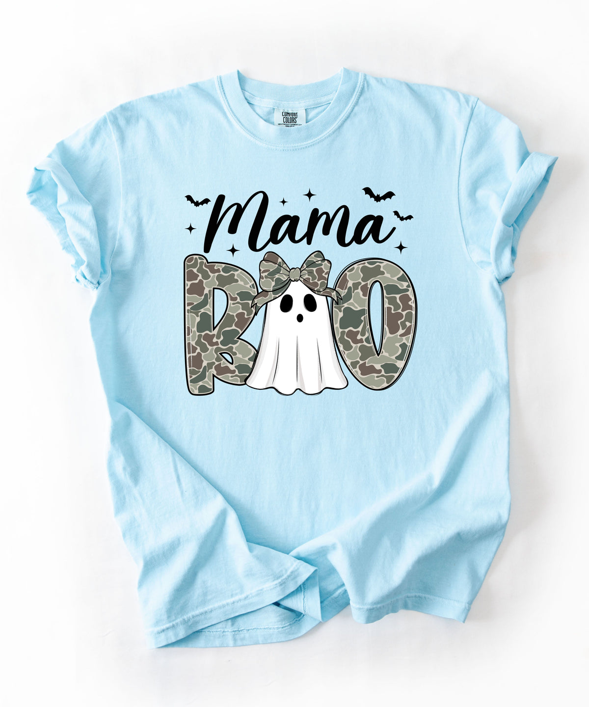 Mama And Daddy Boo T-Shirt — Camo Ghost Halloween Tee for Moms and Dads