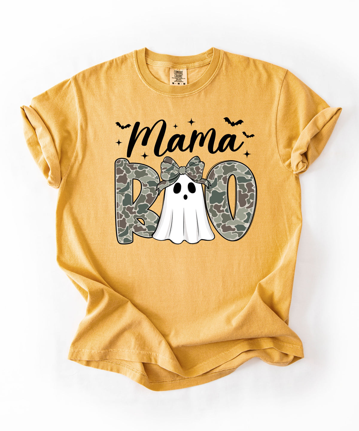 Mama And Daddy Boo T-Shirt — Camo Ghost Halloween Tee for Moms and Dads