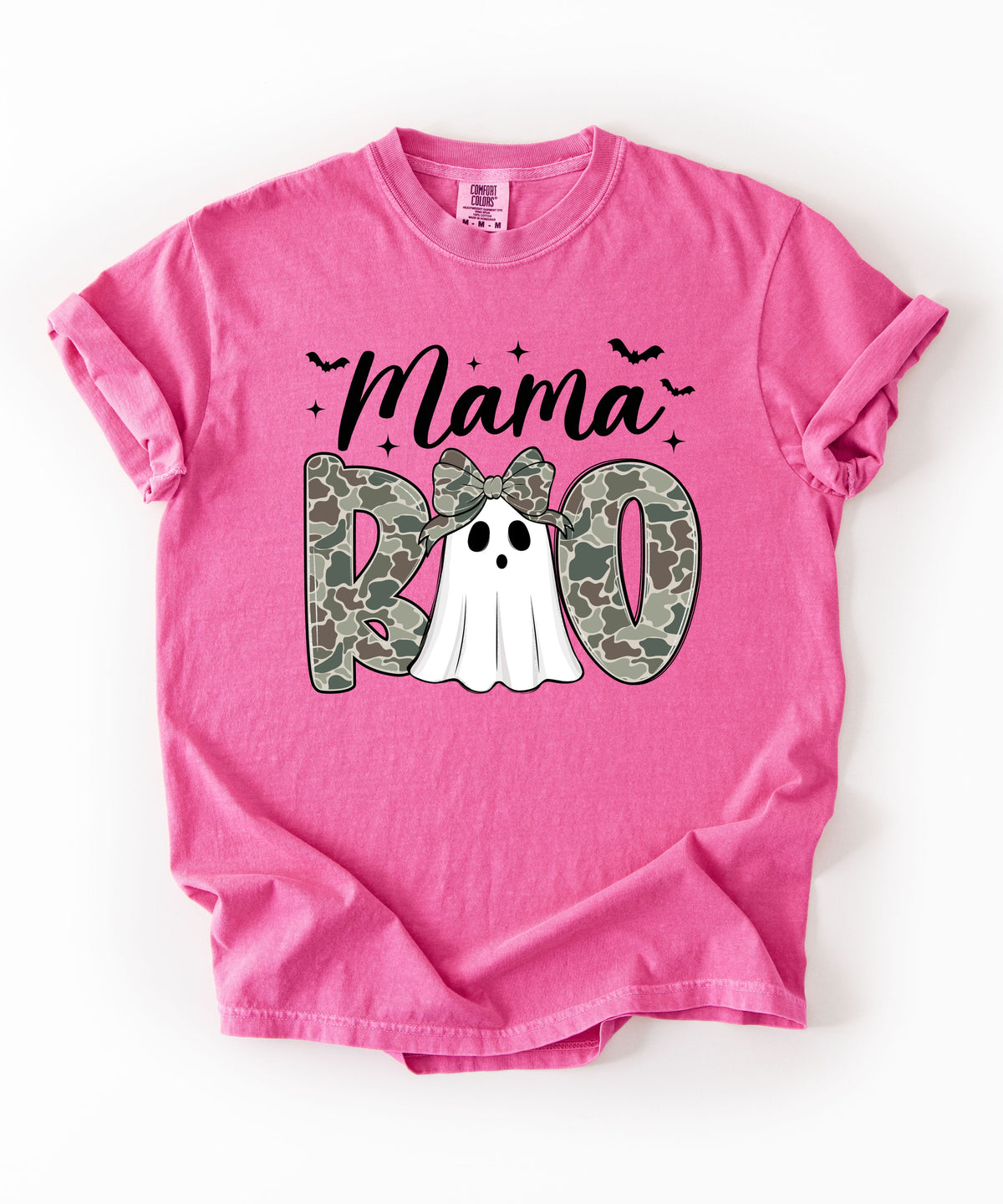 Mama And Daddy Boo T-Shirt — Camo Ghost Halloween Tee for Moms and Dads