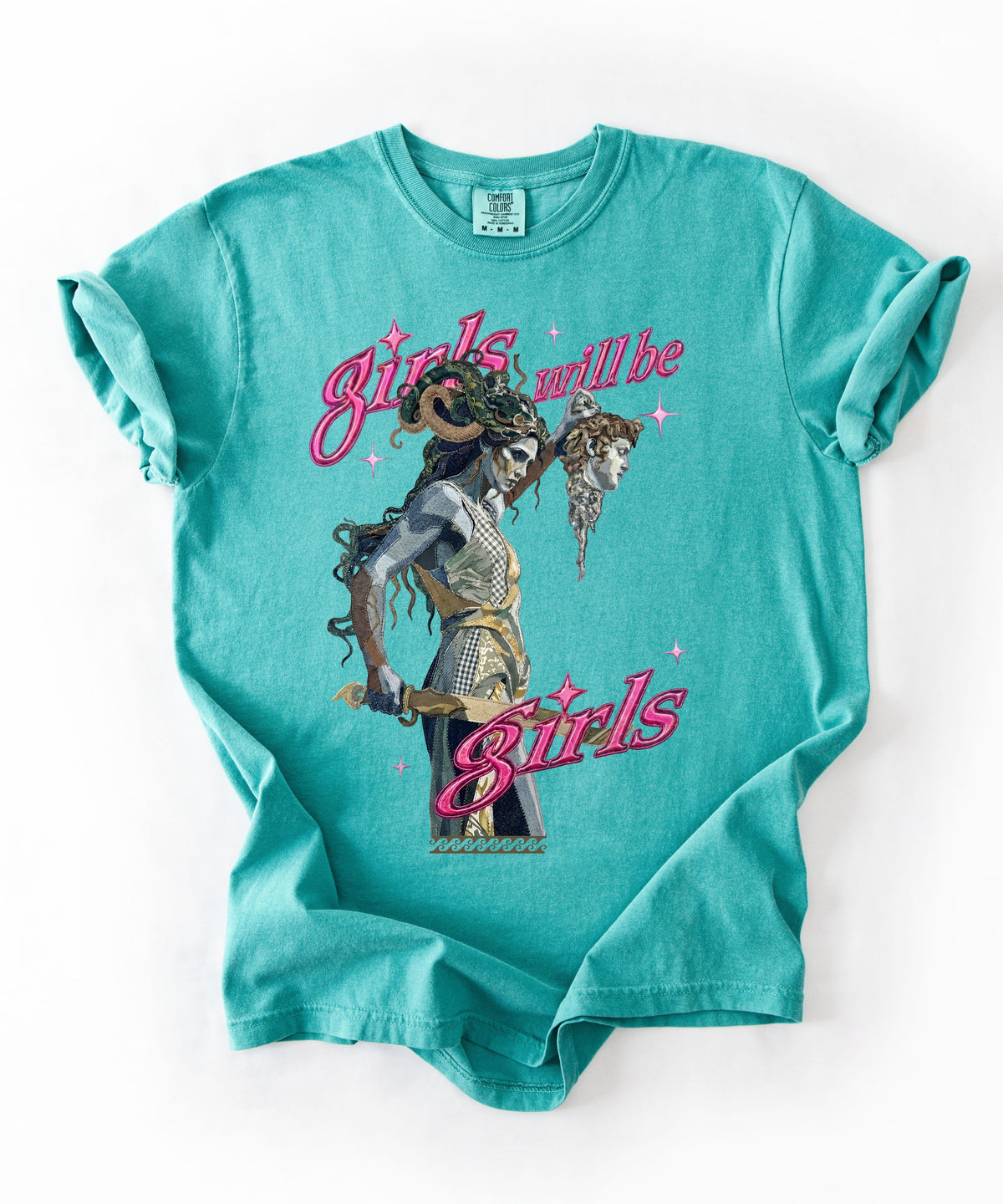 "Girls Will Be Girls" Medusa Graphic T-Shirt