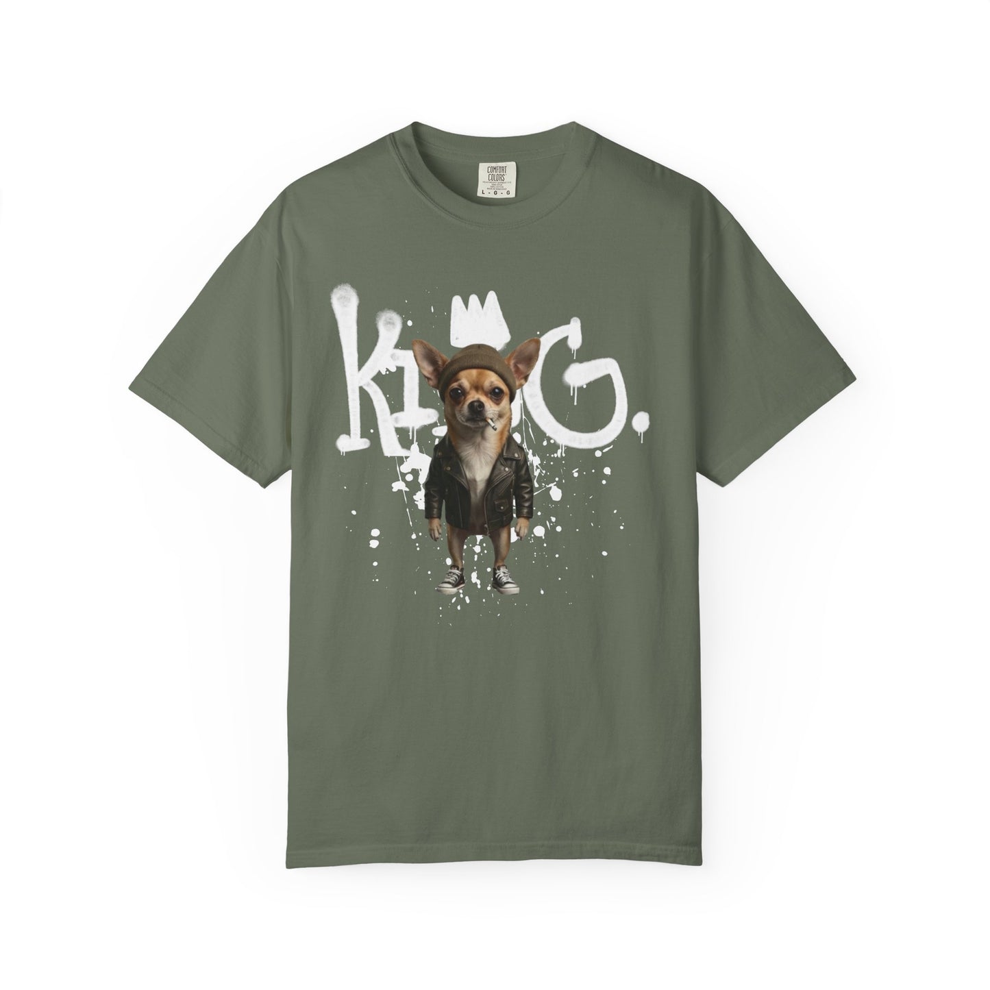 Cool Chihuahua King Graphic T-Shirt