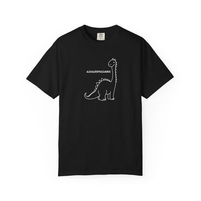 Comfort Colors Cute Brontosaurus Adult Doodle T-Shirt