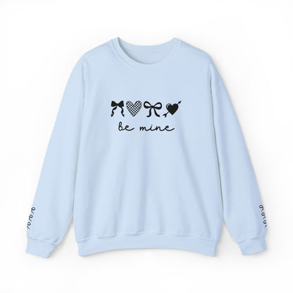 Be Mine embroidered Crewneck Sweatshirt