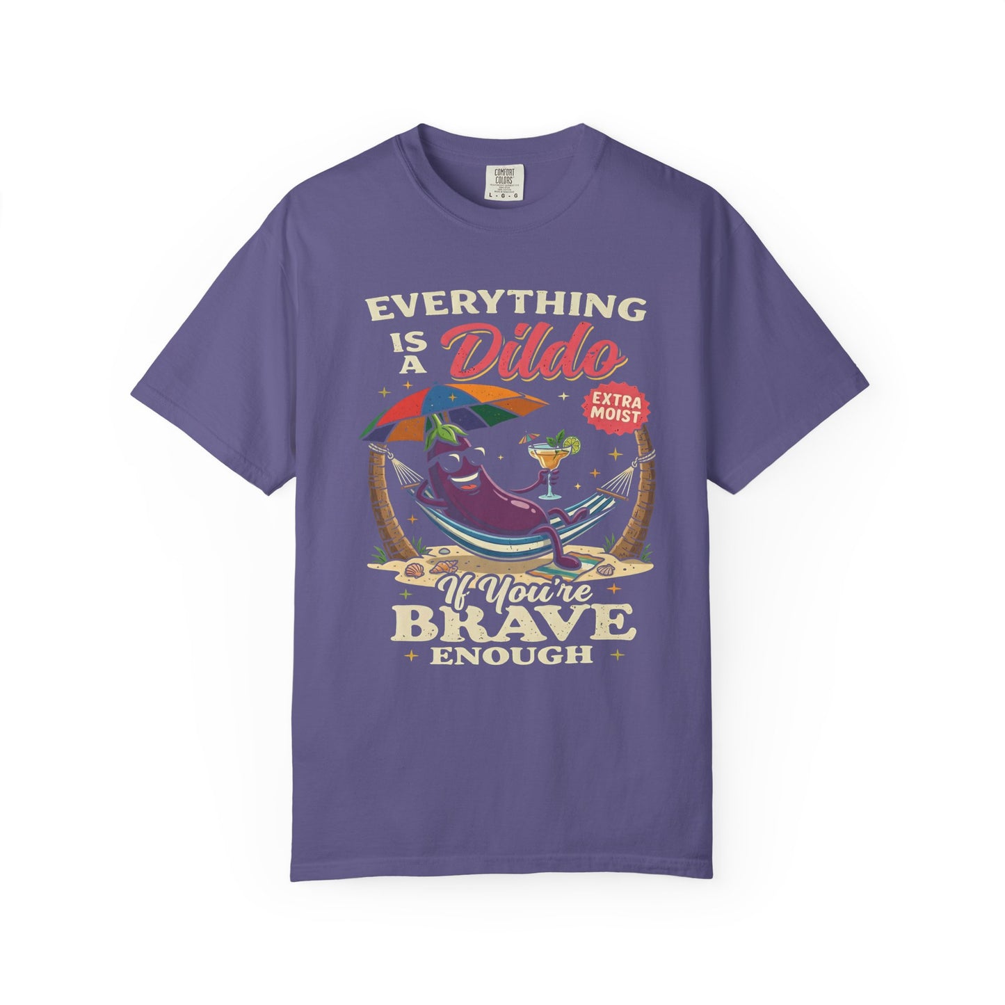 Brave Enough Beach Graphic T-Shirt