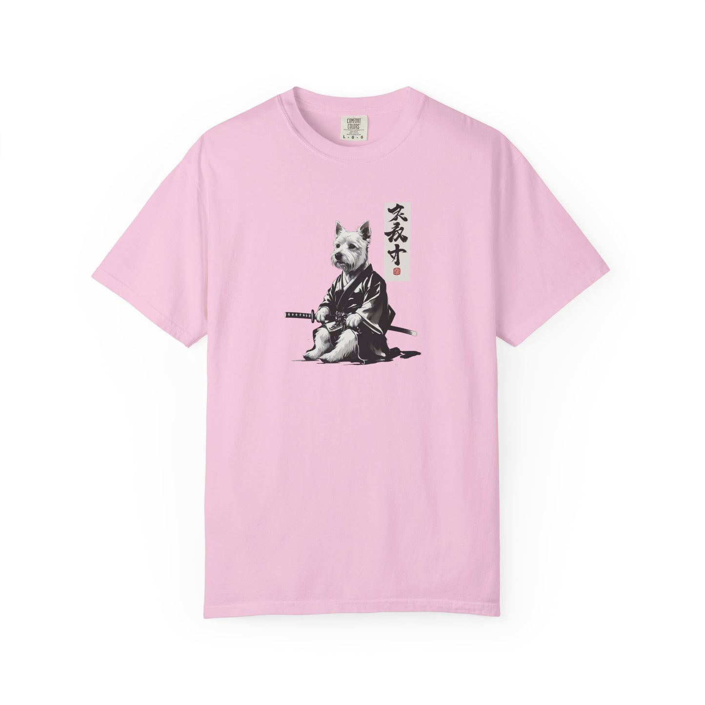 Minimalist Ink Wash Dog Art Tee