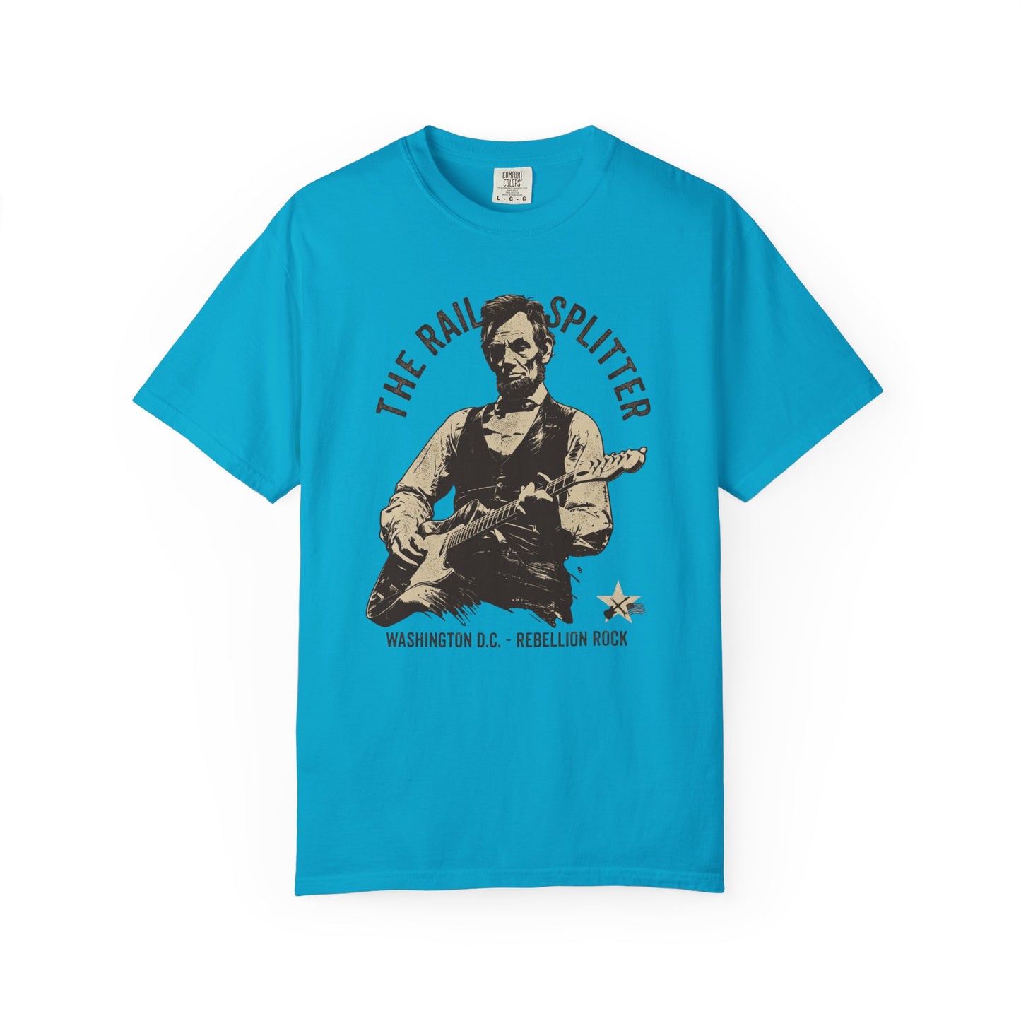 Abraham Lincoln Unisex Guitar Tee