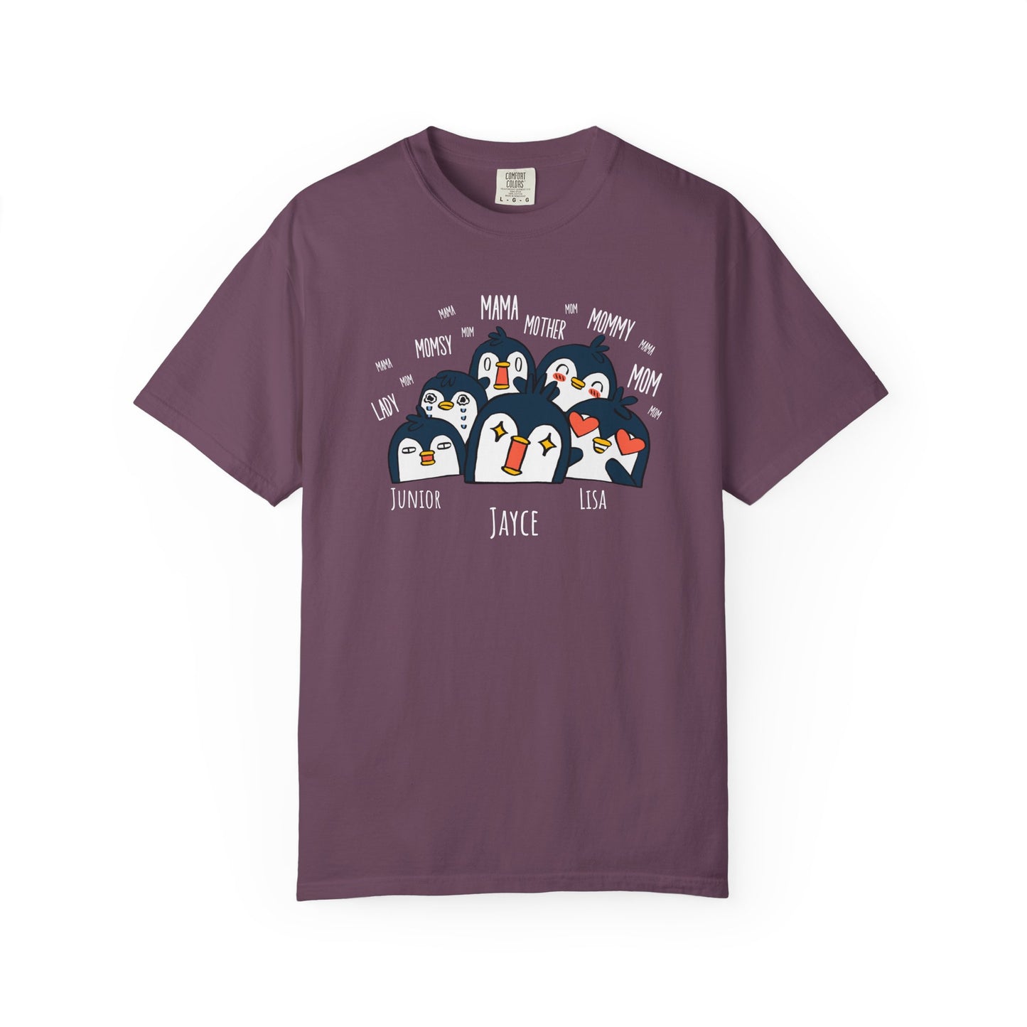 Personalized Mama Cute Penguin shirt