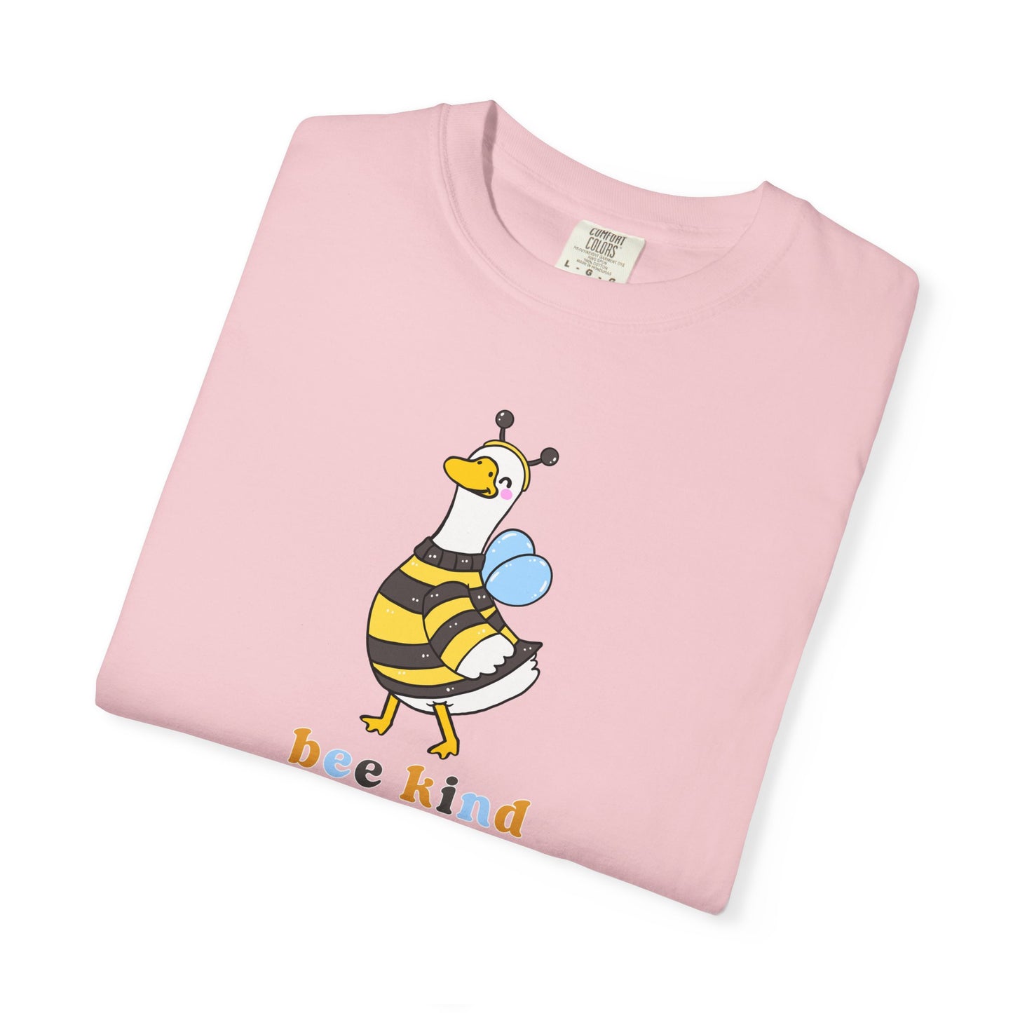 Bee Kind Silly Goose T-Shirt in Blossom— funny bee costume graphic tee