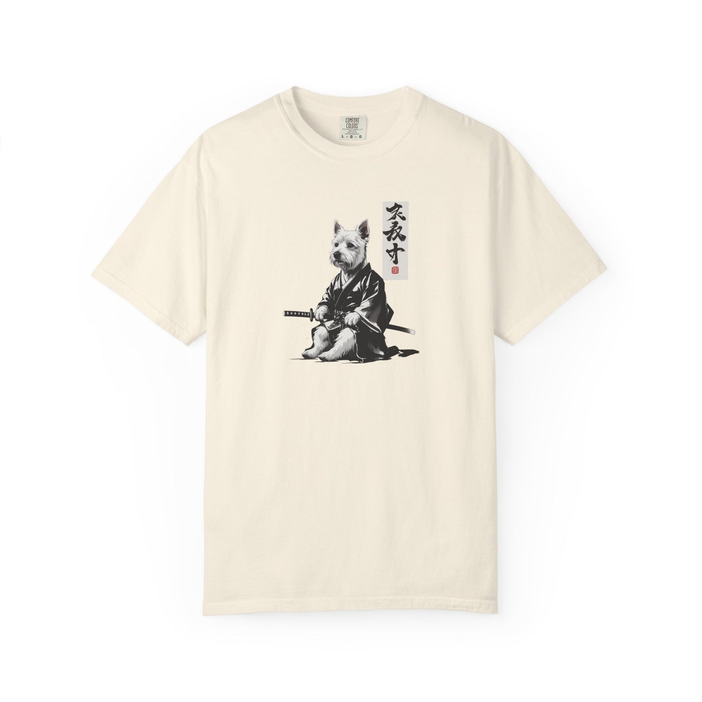 Minimalist Ink Wash Dog Art Tee