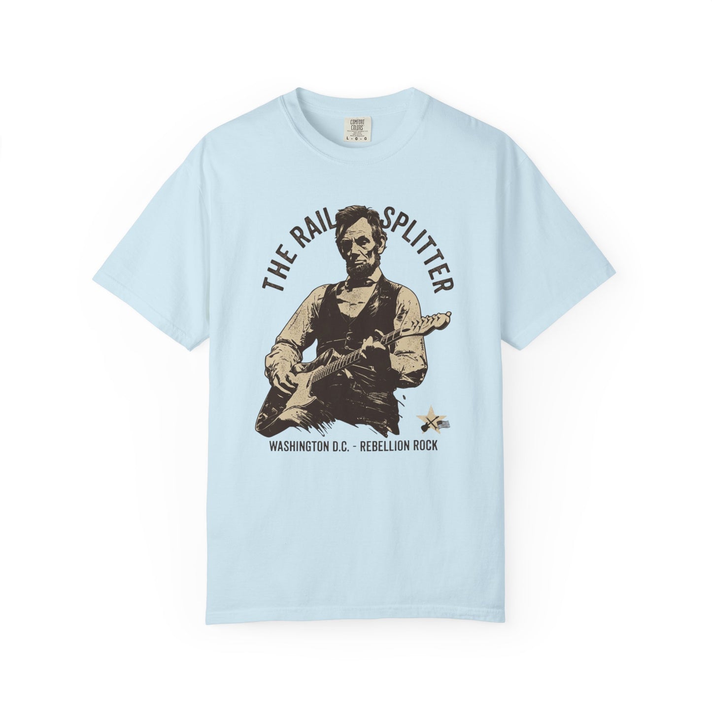 Abraham Lincoln Unisex Guitar Tee