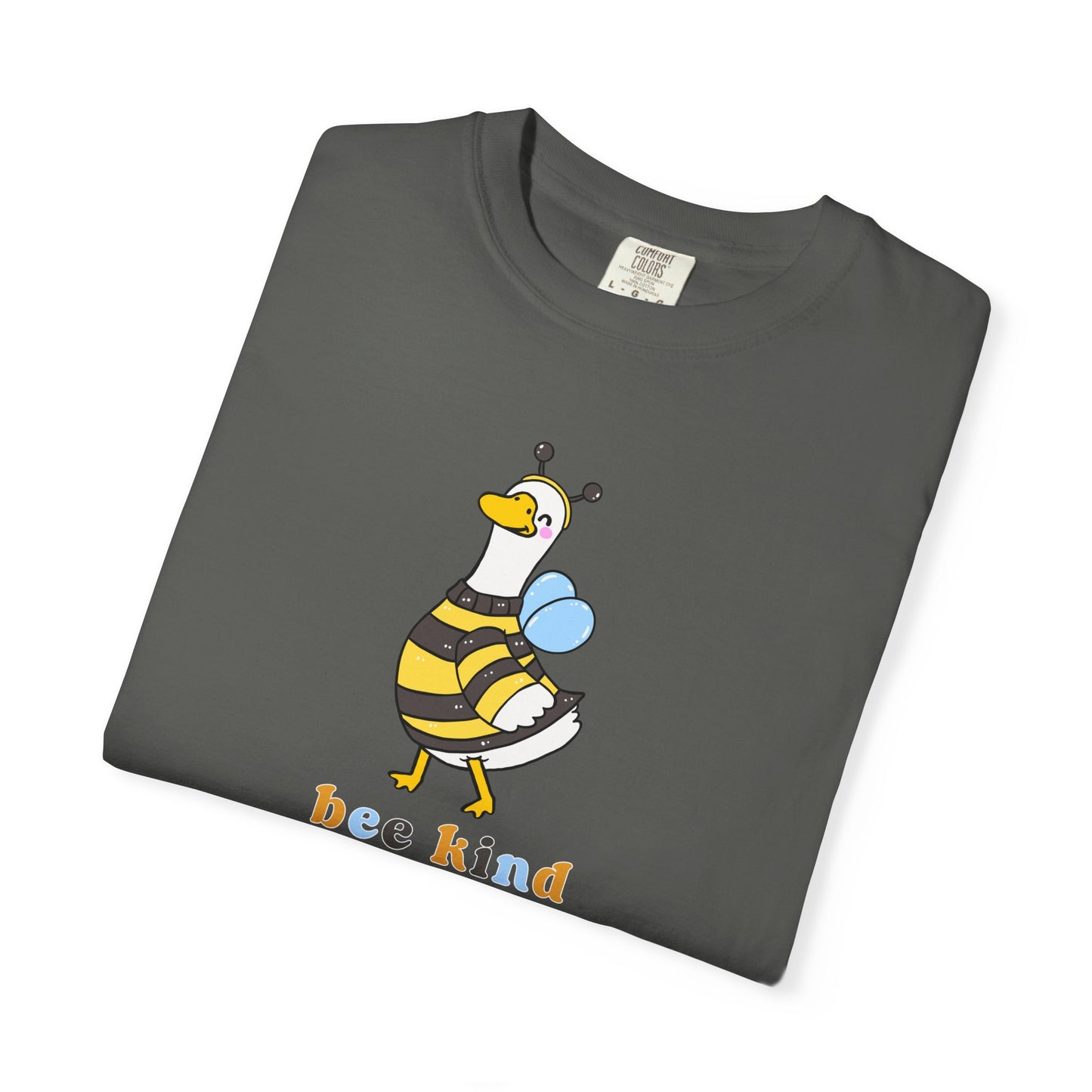 Bee Kind Silly Goose T-Shirt in Pepper — funny bee costume graphic tee
