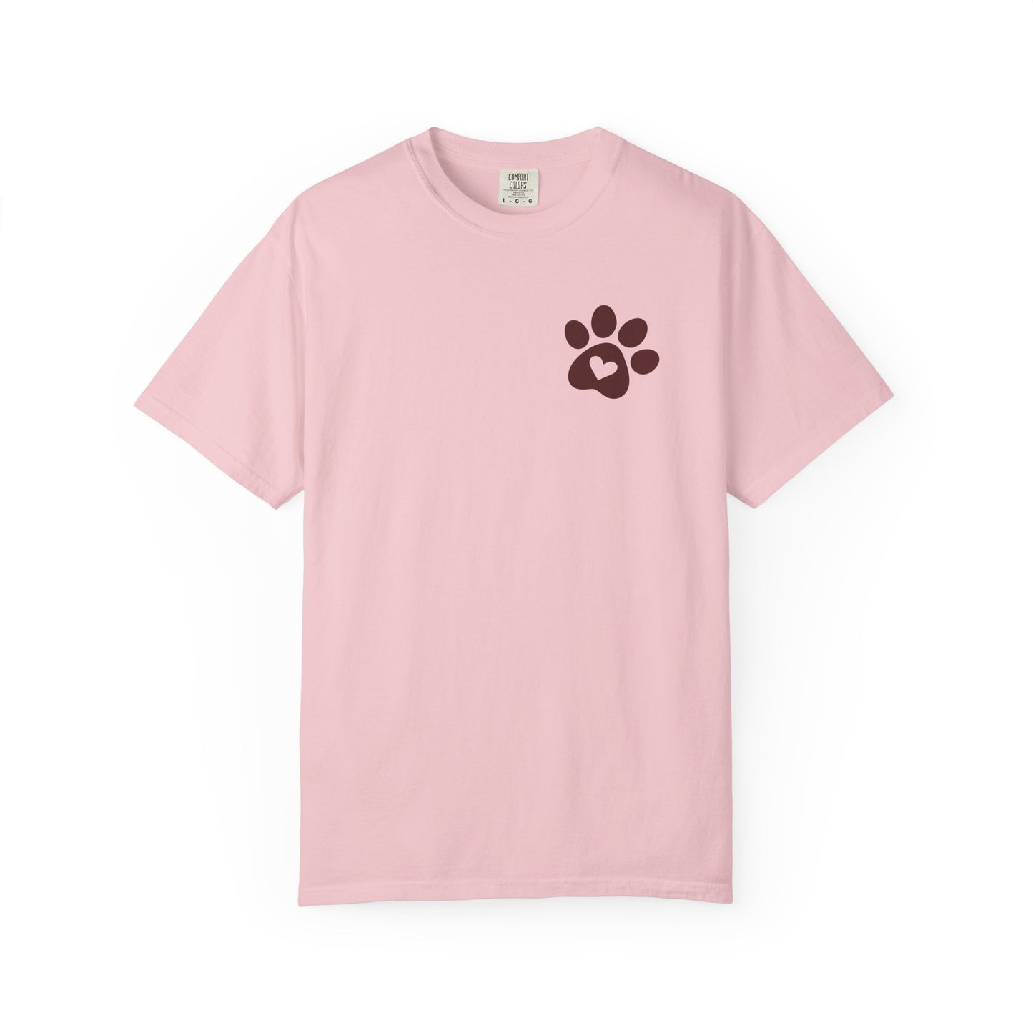 blossom t-shirt with a black graphic on a white background