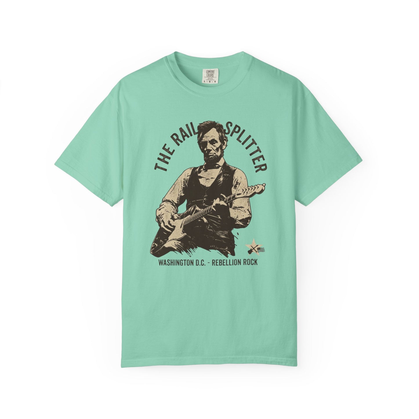 Abraham Lincoln Unisex Guitar Tee