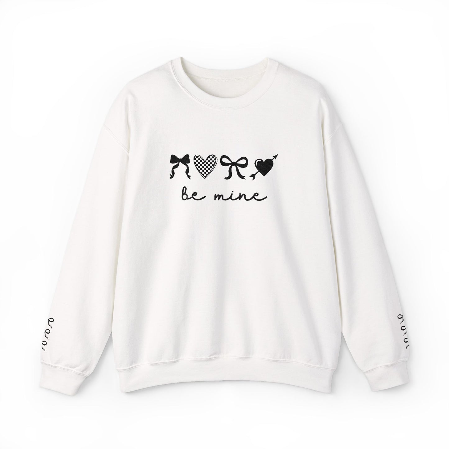Be Mine embroidered Crewneck Sweatshirt