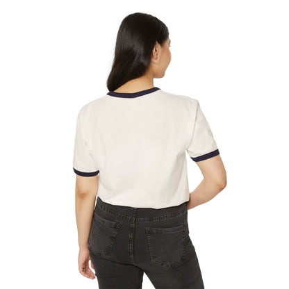 Hello Summer Flamingo Ringer T-Shirt
