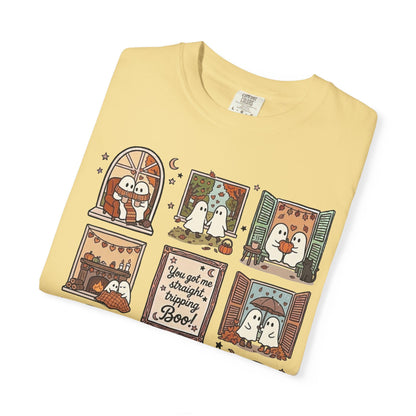 Butter unisex ghost graphic tee - You Got Me Straight Tripping Boo print