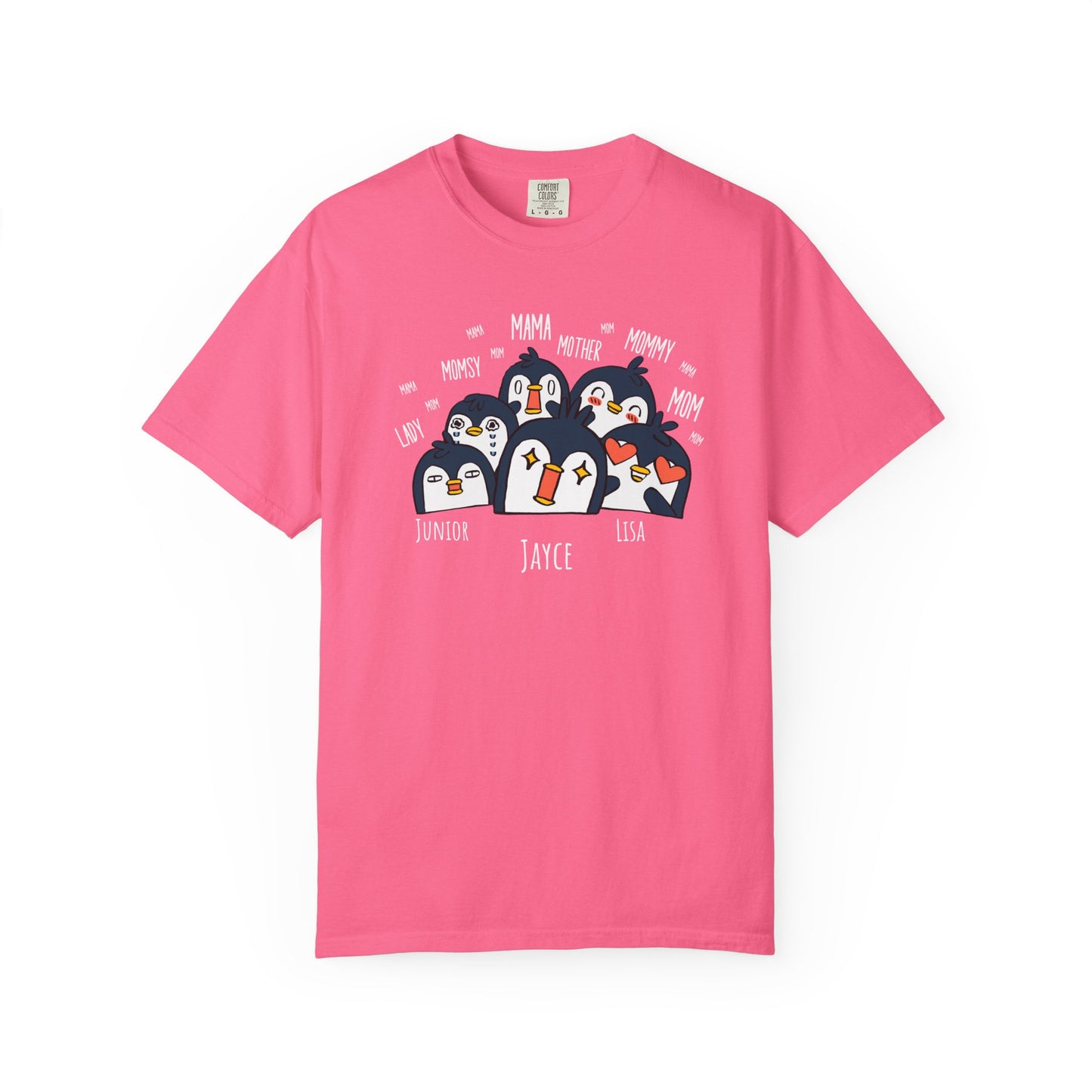 Personalized Mama Cute Penguin shirt