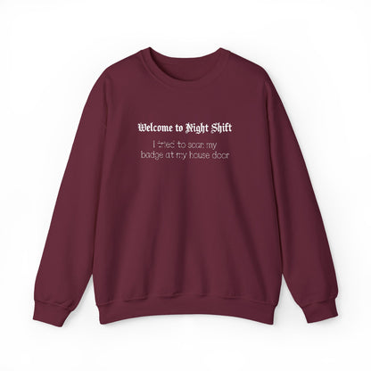 Personalized Nurse Sweatshirt Embroidered