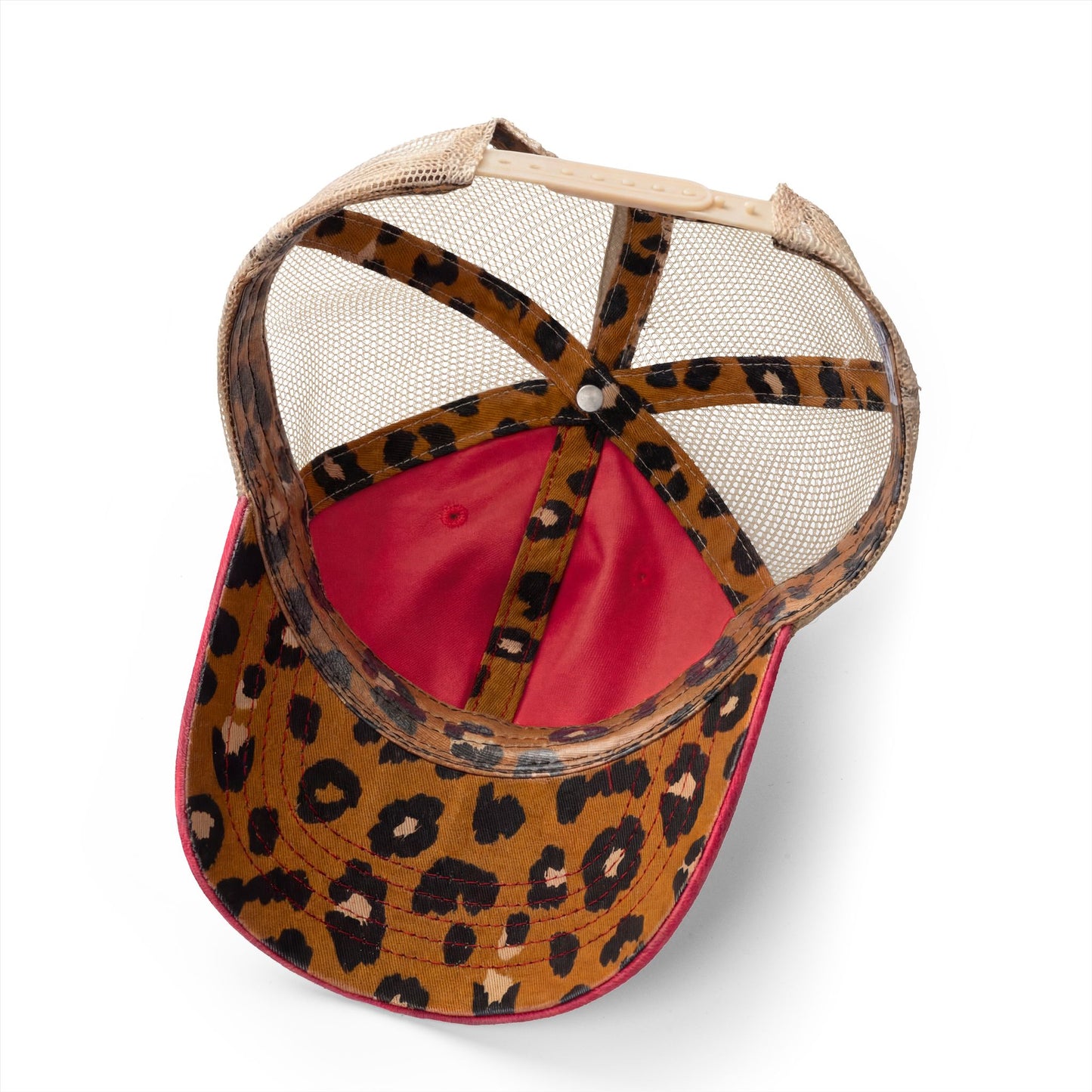 Embroidered MAMA Washed Mesh-Back Cap