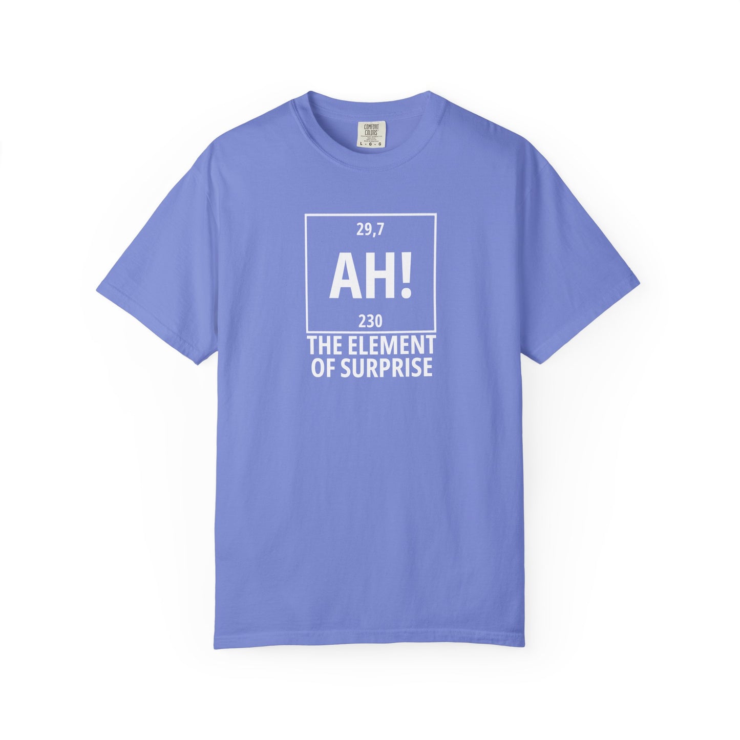 Element of Surprise T-Shirt — "AH!" Chemistry Joke Tee