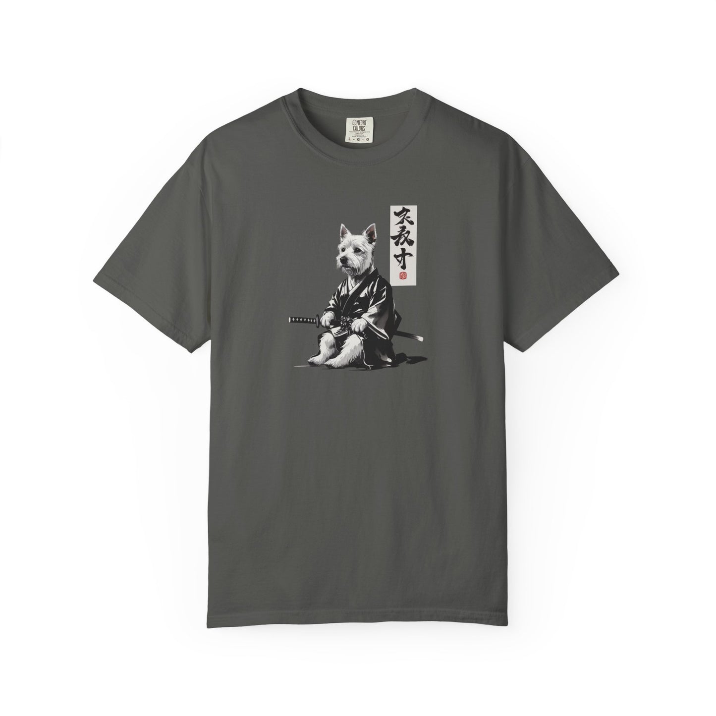 Minimalist Ink Wash Dog Art Tee