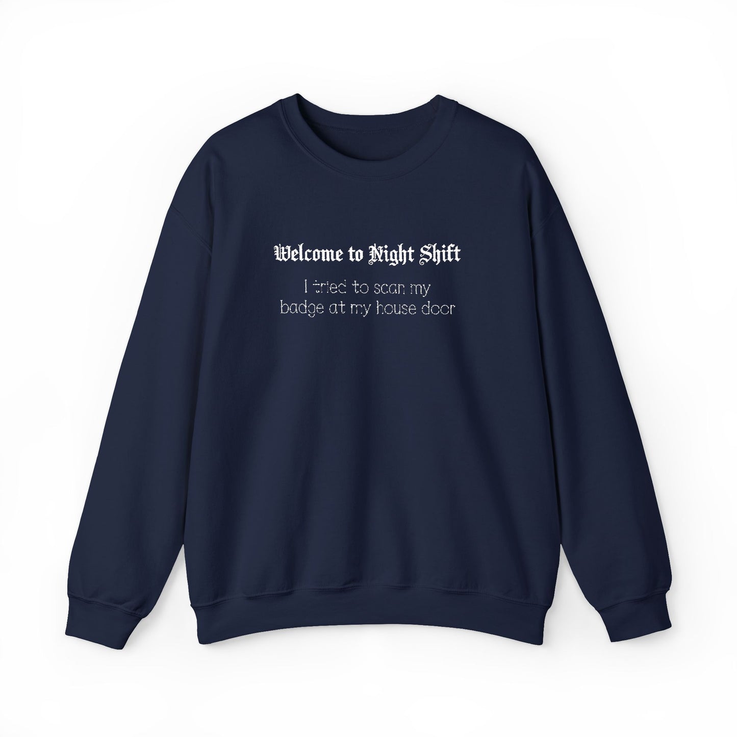 Personalized Nurse Sweatshirt Embroidered