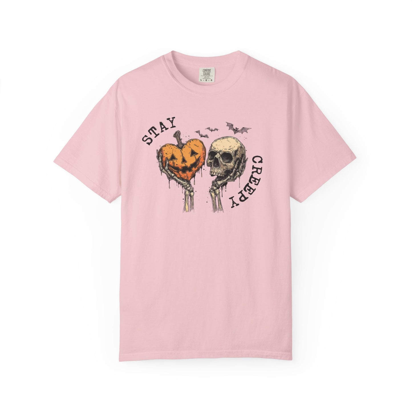 Stay Creepy Skull & Jack-O'-Lantern T-Shirt – Blossom
